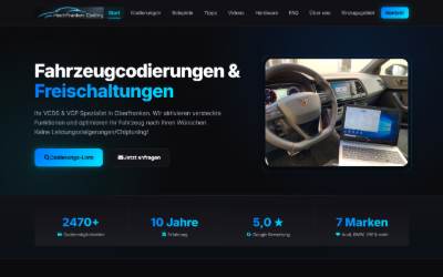 Website preview for Hochfranken Coding - Matthias Jaeckel