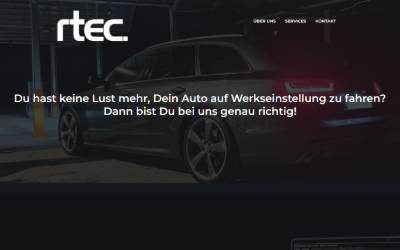 Website preview for rtec Rosenheim