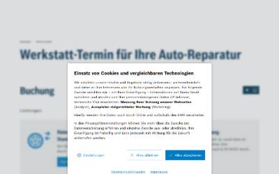 Website preview for Bosch Car Service - NP Performance GbR