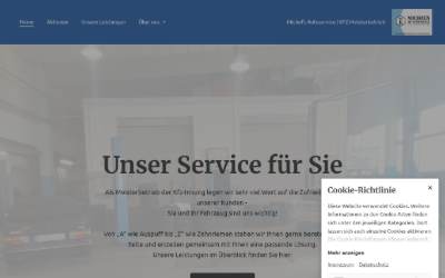 Website preview for Michel´s Autoservice