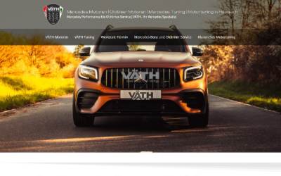 Website preview for VÄTH Motorentechnik GmbH