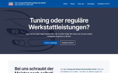 Website preview for Car-Tuning & Wheels by Petschko GmbH