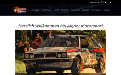 Website preview for M. Aigner Motorsport Lancia Fiat Alfa