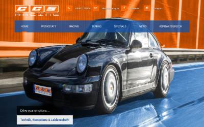 Website preview for CCS Racing GmbH