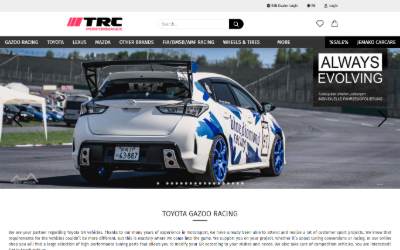 Website preview for TRC-Tuning Corporations Germany e.K.