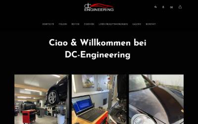 Website preview for DC-Engineering