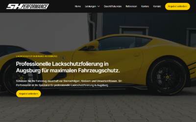 Website preview for SH-Performance