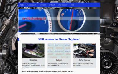 Website preview for m-chiptuning