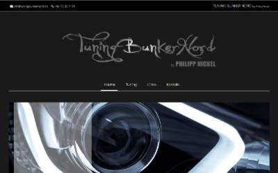 Website preview for Tuning Bunker Nord