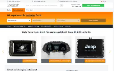 Website preview for Digital Tuning Service GmbH