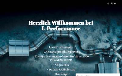 Website preview for L-Performance