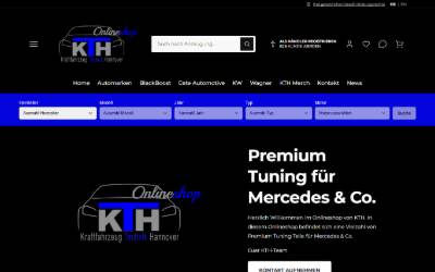 Website preview for KTH Parts GmbH