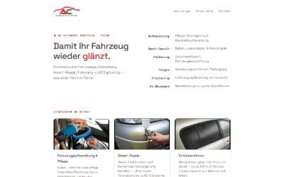 Website preview for AC AutoCare - Autopflege Chiptuning EU-Fahrzeuge