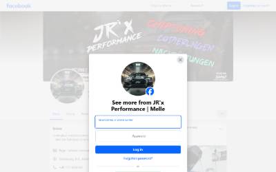 Website preview for JR´X Performance