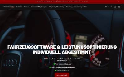 Website preview for Performance7