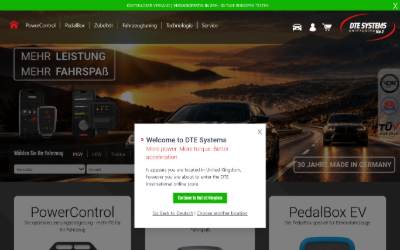 Website preview for DTE-Systems GmbH