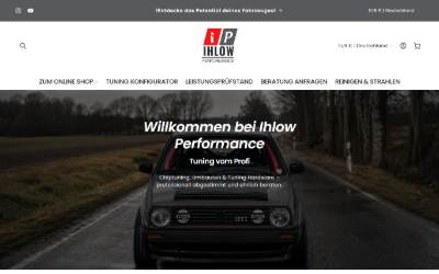 Website preview for Ihlow Performance - KFZ Meisterwerkstatt