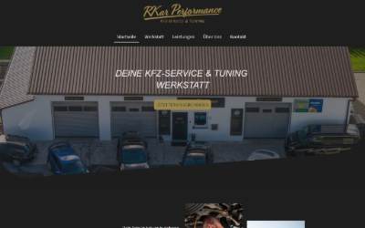 Website preview for RKar-performance