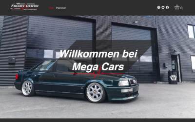 Website preview for MegaCarsMotorsport