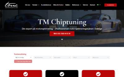Website preview for T.M.Chiptuning Lübbecke