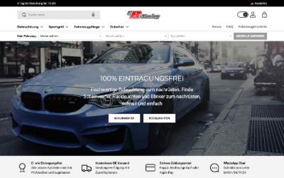 Website preview for CR-Lights Tuningteile Shop