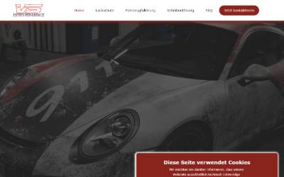 Website preview for VS Performance