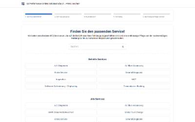 Website preview for OZ Performance GmbH - KFZ Meisterbetrieb