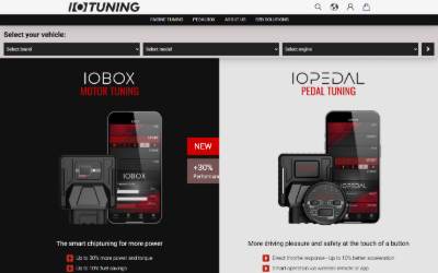Website preview for IOTuning GmbH