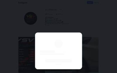 Website preview for YSV Motorsport
