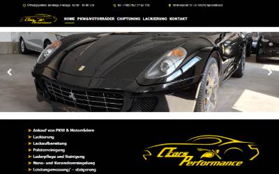Website preview for Ct-Carsperformance