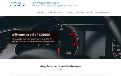 Website preview for CF-Coding