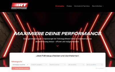 Website preview for RT-PERFORMANCE / SOFTWAREOPTIMIERUNG
