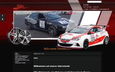 Website preview for MRc-Motorsport