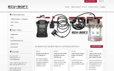 Website preview for ECU-Soft GmbH Chiptuning und Fileservice