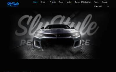 Website preview for SlyStyle Performance
