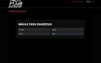 Website preview for FDG Elements- Abgasanlagen, Softwareoptimierung & KFZ Gutachten