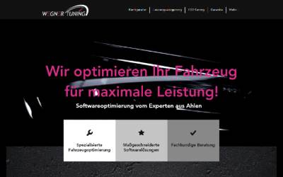 Website preview for Tuning Wegner