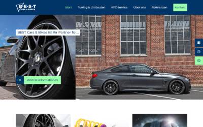 Website preview for Best Cars And Bikes GmbH & Co. KG