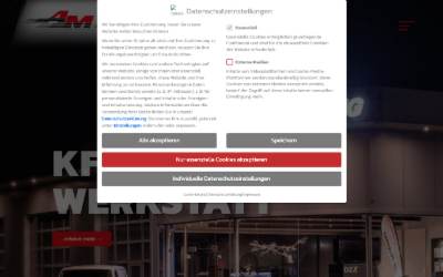 Website preview for AM Tuning Inh. Nikolaj Eisele