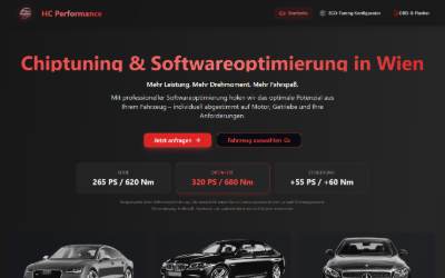 Website preview for HC-PERFORMANCE