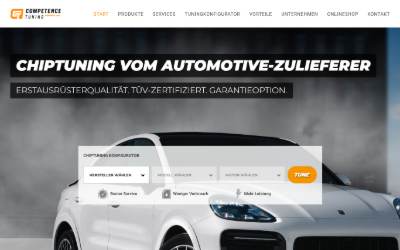 Website preview for Competence Tuning IT GmbH