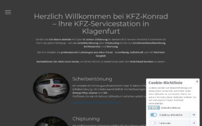Website preview for KFZ-Konrad