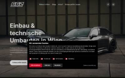 Website preview for GG2 Fahrzeugtechnik Graz R-Trade GmbH