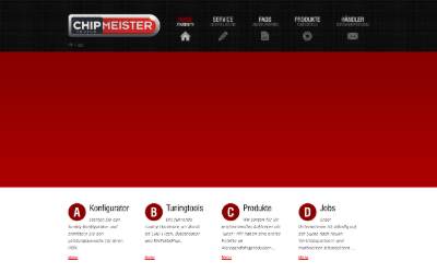Website preview for Chipmeister Tuning IT