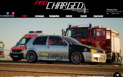 Website preview for Procharged KFZ-Werkstätte OG