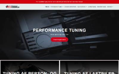 Website preview for Hessteknik Aps
