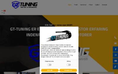 Top of the website for GT-tuning