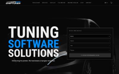 Top of the website for CHIPTUNER | Chiptuning Marbella