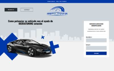 Website preview for IberiaTuning