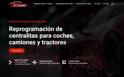 Top of the website for ATR Performance Software Engineering